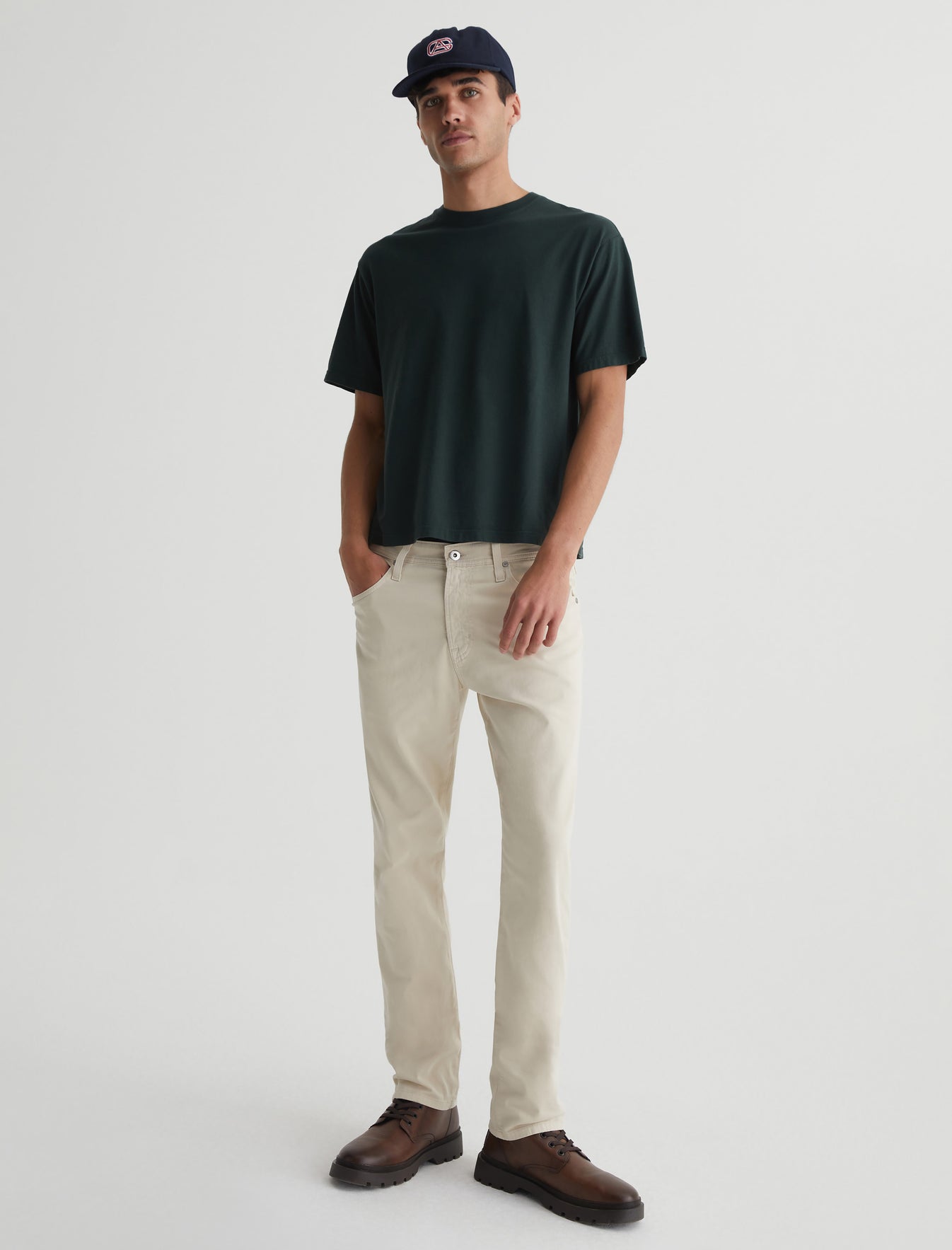 Everett SUD|Sueded Slim Straight Leg